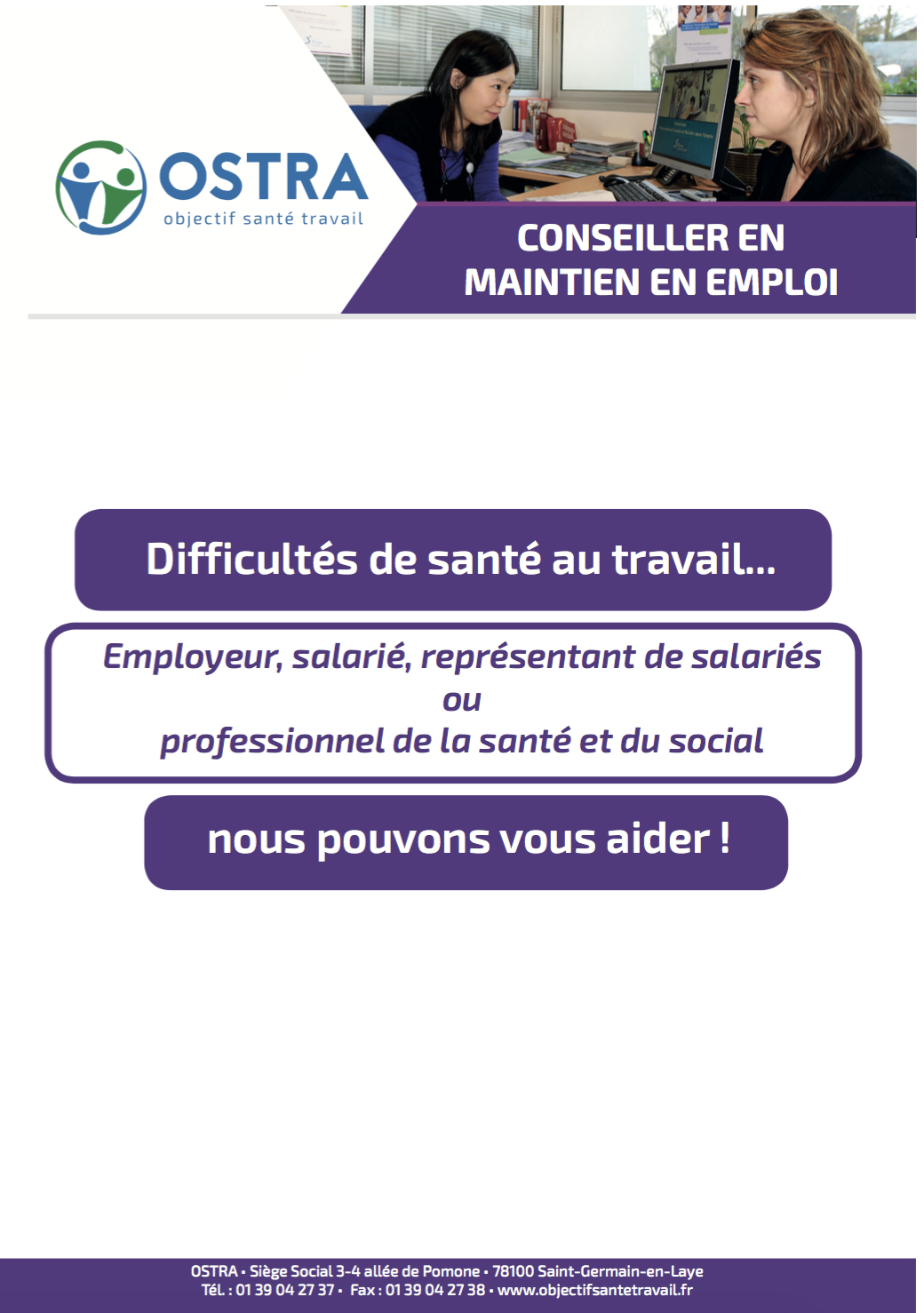 Plaquette Conseil en Maintien en Emploi